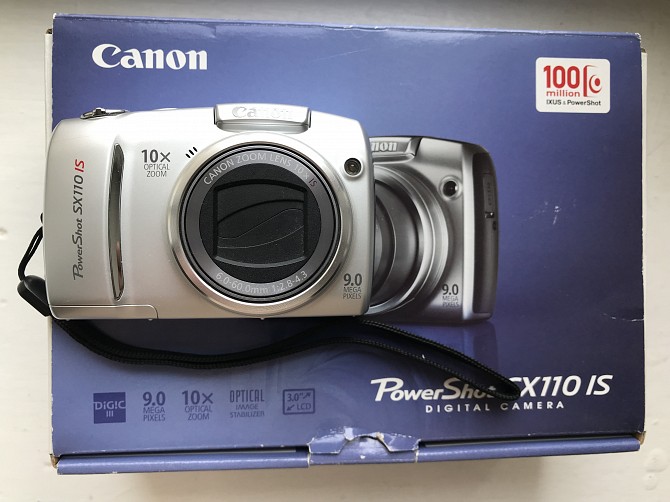 фотокамера Canon PowerShot SX110 IS + 32Gb SD Київ - изображение 1