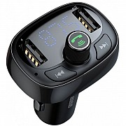 FM-трансмітер Baseus T typed S-09 Bluetooth MP3 car charger Tarnish (CCALL-TM01) (Код товару:26288) Харьков
