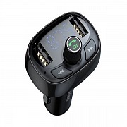 FM-трансміттер Baseus T-typed Bluetooth MP3 Black (CCTM-01) (Код товару:19469) Харьков