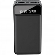 Power Bank XO PR164 with Flashlight 2USB+Type-C 30000mAh Black (Код товару:24191) Харьков