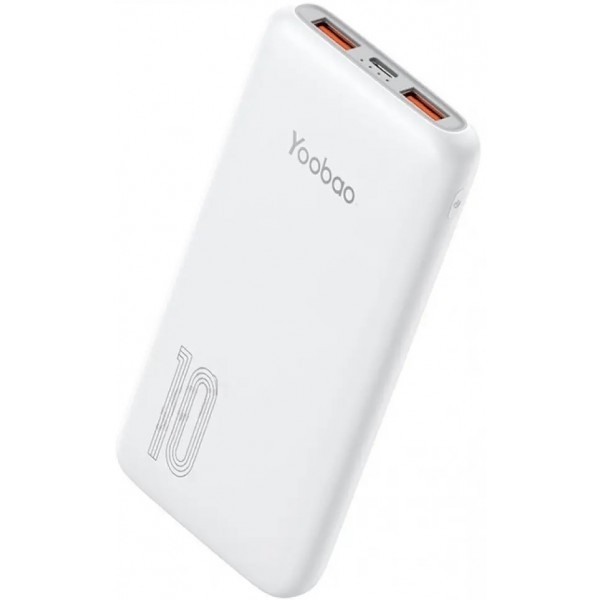 Power Bank Yoobao 1D 10000mAh 22.5W White (Код товару:24984) Харьков - изображение 1