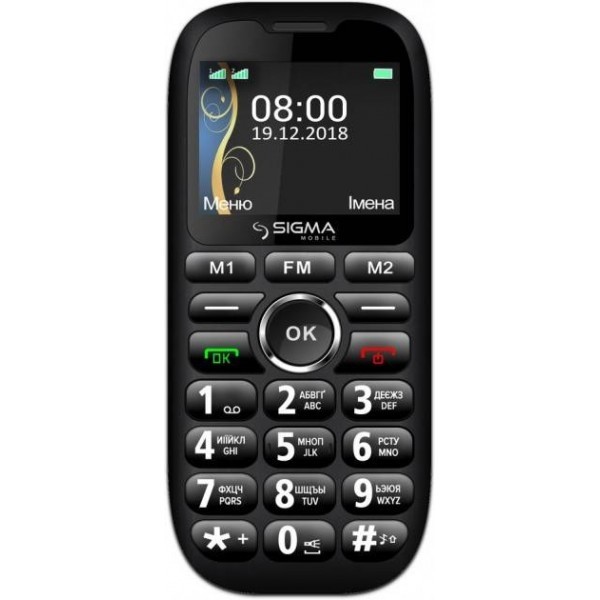 Телефон Sigma Comfort 50 Grand Black (Код товару:9265) Харьков - изображение 1
