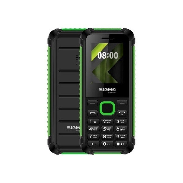 Телефон Sigma mobile X-Style 18 Track Black-Green (Код товару:11586) Харьков - изображение 1