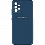 Silicone Case Full Camera для Samsung A72 A725 Navy Blue (Код товару:19946) Харьков