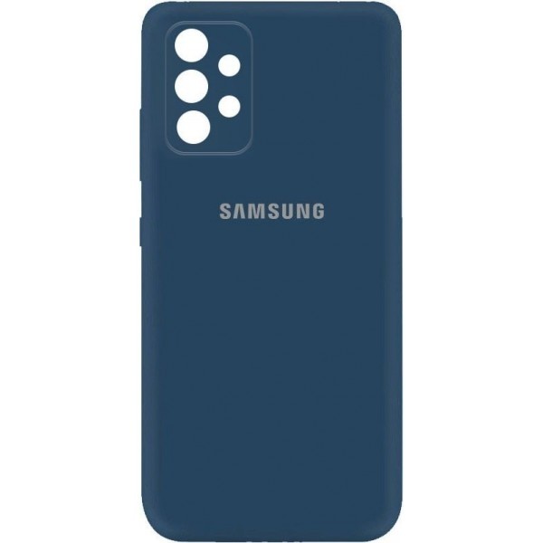 Silicone Case Full Camera для Samsung A72 A725 Navy Blue (Код товару:19946) Харьков - изображение 1