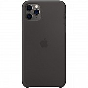 Apple Silicone Case iPhone 11 Pro Max Black (Код товару:13033) Харьков