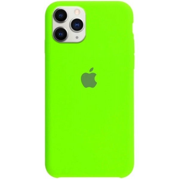 Apple Silicone Case iPhone 11 Pro Max Neon Green (Код товару:16218) Харьков - изображение 1