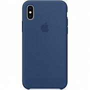 Silicone Case iPhone X Navy Blue (Код товару:16514) Харьков