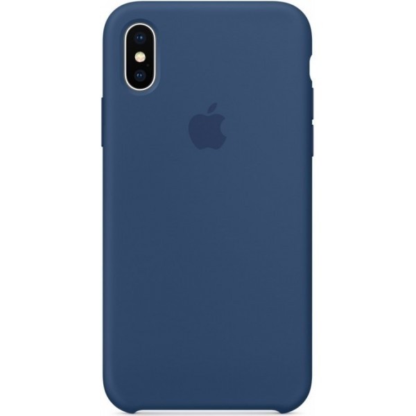 Silicone Case iPhone X Navy Blue (Код товару:16514) Харьков - изображение 1