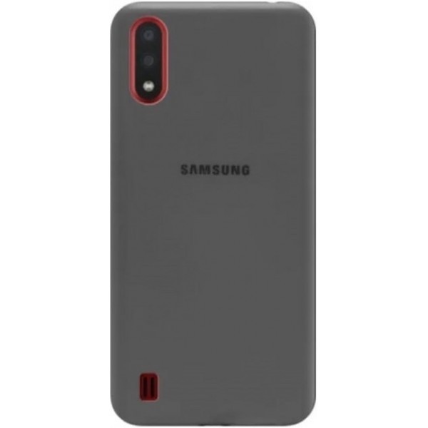 Silicone Case для Samsung A01 Grey (Код товару:13314) Харьков - изображение 1