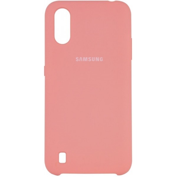 Silicone Case Samsung A01 Pink (Код товару:10828) Харьков - изображение 1