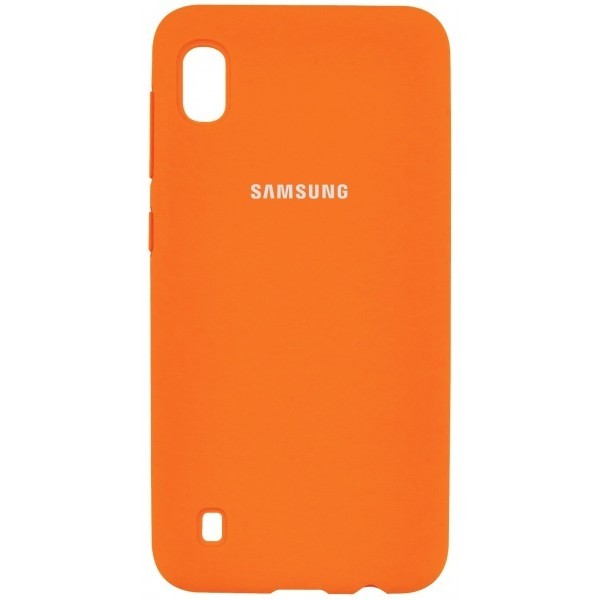 Silicone Case Samsung A10 A105 Orange (Код товару:10743) Харьков - изображение 1