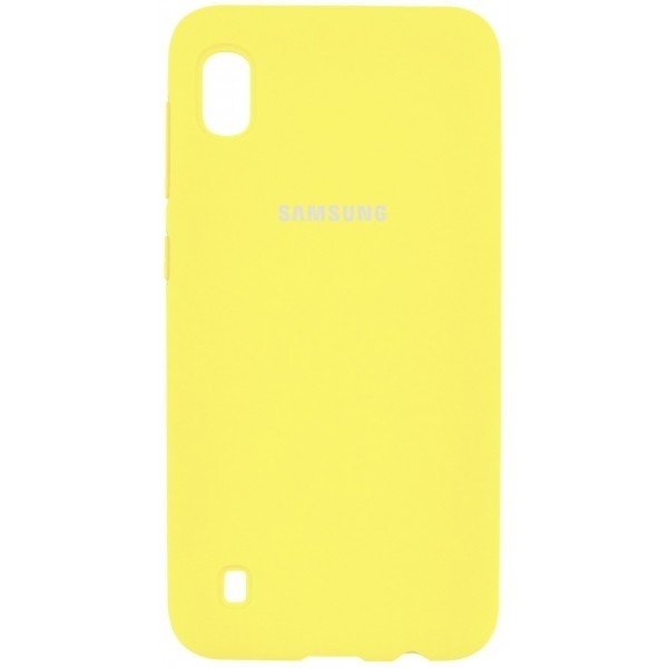 Silicone Case Samsung A10 A105 Yellow (Код товару:10747) Харьков - изображение 1