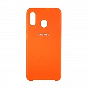 Silicone Case Samsung A20S Orange (Код товару:10750) Харьков