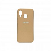 Silicone Case Samsung A40 Brown (Код товару:13056) Харьков