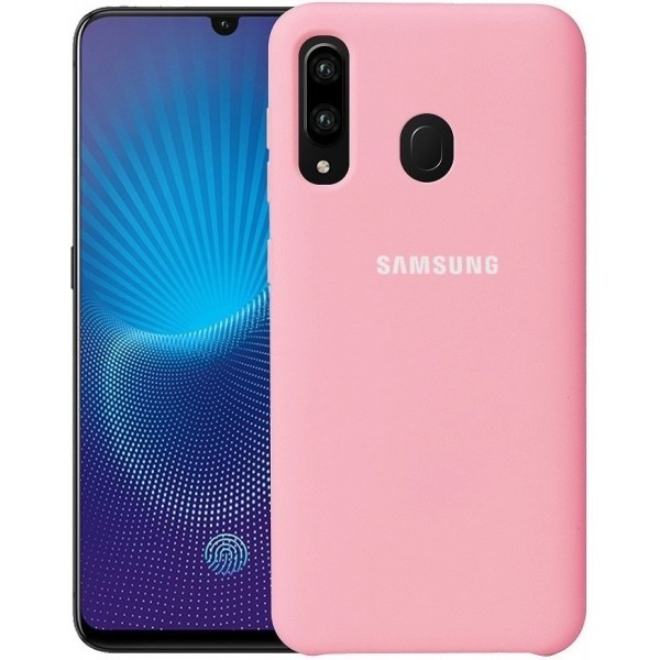 Silicone Case Samsung A40 Pink (Код товару:12847) Харьков - изображение 1