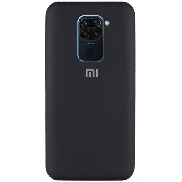 Silicone Case Xiaomi Redmi Note 9 Black (Код товару:11209) Харьков - изображение 1