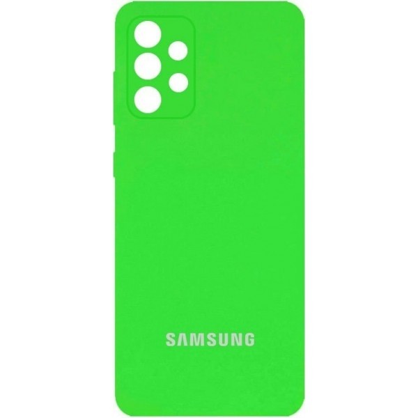 Silicone Cover Full Camera для Samsung A32 A325 Neon Green (Код товару:19284) Харьков - изображение 1