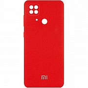 Silicone Cover Full Camera для Xiaomi Redmi 10C/Poco C40 Red (Код товару:25967) Харьков