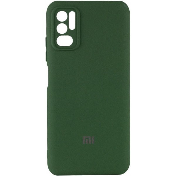 Silicone Cover Full Camera для Xiaomi Redmi Note 10 5G/Note 11SE 5G/Poco M3 Pro Dark Green (Код това Харьков - изображение 1