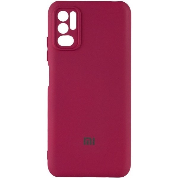 Silicone Cover Full Camera для Xiaomi Redmi Note 10 5G/Note 11SE 5G/Poco M3 Pro Marsala (Код товару: Харьков - изображение 1