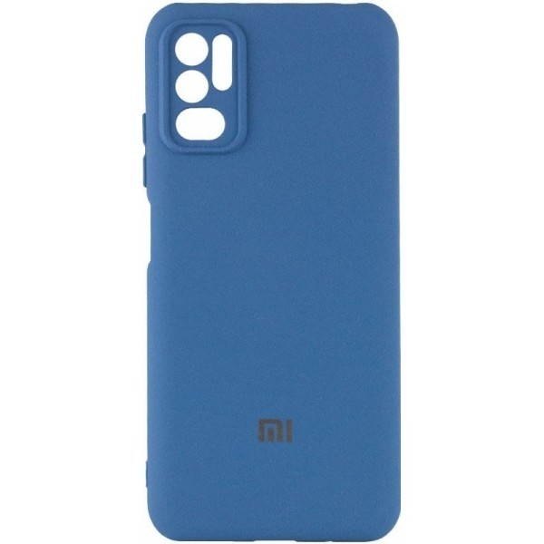 Silicone Cover Full Camera для Xiaomi Redmi Note 10 5G/Note 11SE 5G/Poco M3 Pro Navy Blue (Код товар Харьков - изображение 1