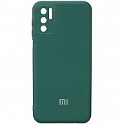 Silicone Cover Full Camera для Xiaomi Redmi Note 10 5G/Note 11SE 5G/Poco M3 Pro Pine Green (Код това Харьков