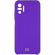 Silicone Cover Full Camera для Xiaomi Redmi Note 10 Pro/10 Pro Max Violet (Код товару:24878) Харьков
