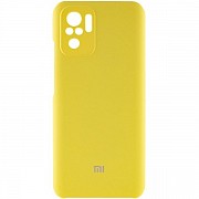 Silicone Cover Full Camera для Xiaomi Redmi Note 10/10s/Poco M5s Bring Yellow (Код товару:20976) Харьков