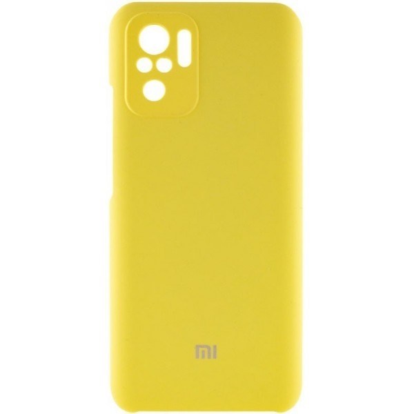 Silicone Cover Full Camera для Xiaomi Redmi Note 10/10s/Poco M5s Bring Yellow (Код товару:20976) Харьков - изображение 1
