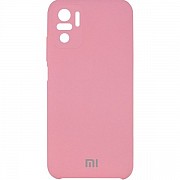 Silicone Cover Full Camera для Xiaomi Redmi Note 10/10s/Poco M5s Light Pink (Код товару:17687) Харьков
