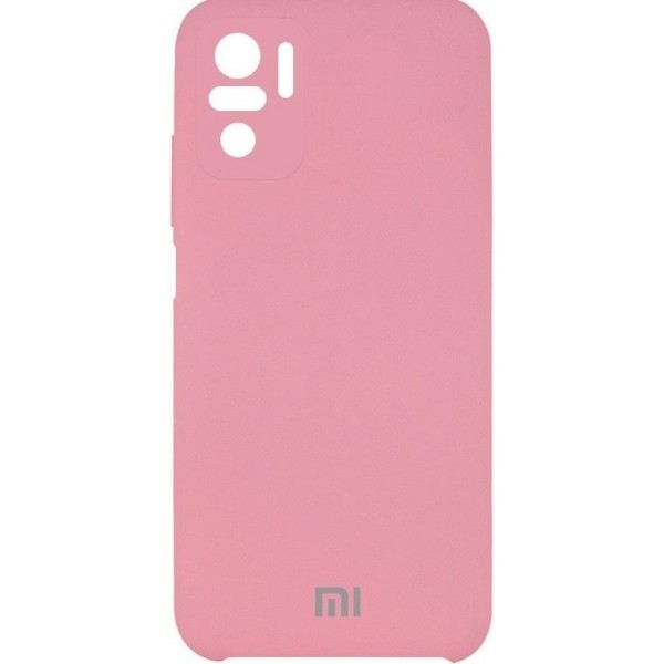 Silicone Cover Full Camera для Xiaomi Redmi Note 10/10s/Poco M5s Light Pink (Код товару:17687) Харьков - изображение 1