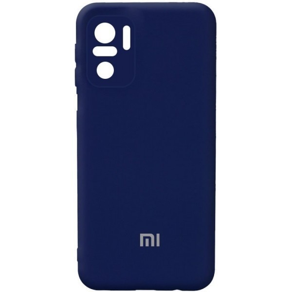 Silicone Cover Full Camera для Xiaomi Redmi Note 10/10s/Poco M5s Midnight Blue (Код товару:17194) Харьков - изображение 1