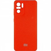 Silicone Cover Full Camera для Xiaomi Redmi Note 10/10s/Poco M5s Neon Orange (Код товару:17176) Харьков