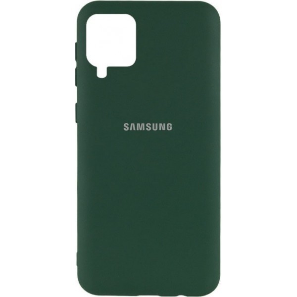 Silicone Cover My Color Full Protective для Samsung A12 A125/A127/M12 M127 Dark Green (Код товару:19 Харьков - изображение 1