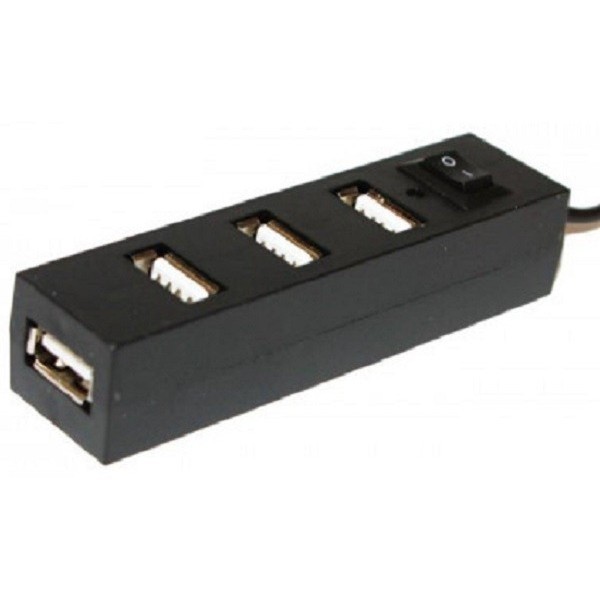 USB HUB Voltronic 4xUSB2.0 Black (YT-HUB4-B/07243) (Код товару:23603) Харьков - изображение 1