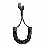 Кабель Baseus Fish Eye USB to Type-C 2A 1m Black (CATSR-01) (Код товару:20794) Харьков