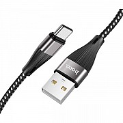 Кабель Hoco X57 Blessing USB to Type-C 3A 1m Black (Код товару:19024) Харьков