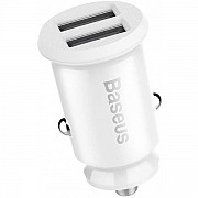 Автомобільний зарядний пристрій Baseus Grain Car 2USB 3.1A White (CCALL-ML02) (Код товару:24217) Харьков