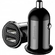 Автомобільний зарядний пристрій Baseus Grain Pro 2USB 4.8A Black (CCALLP-02) (Код товару:24218) Харьков