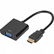 Адаптер Atcom HDMI to VGA (M/F) 0.1 м Black (AT9220) (Код товару:15101) Харьков