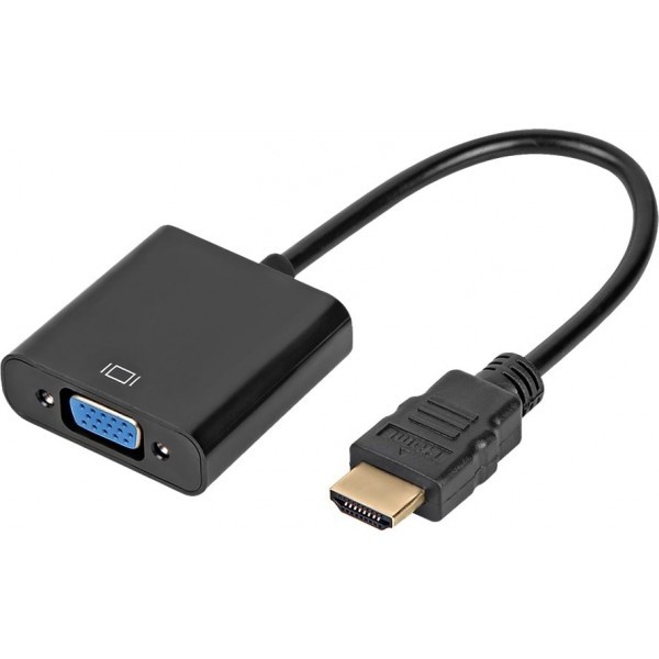 Адаптер Atcom HDMI to VGA (M/F) 0.1 м Black (AT9220) (Код товару:15101) Харьков - изображение 1