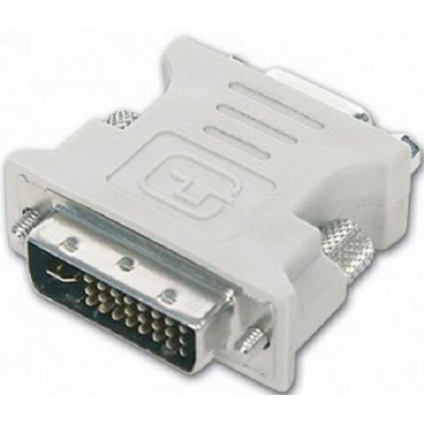 Адаптер Cablexpert DVI - VGA (M/F) White (A-DVI-VGA) (Код товару:21761) Харьков - изображение 1