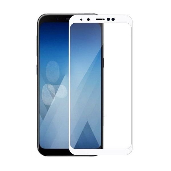 DM Захисне скло 3D Samsung A8 2018 (A530) White (Код товару:4051) Харьков - изображение 1