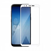 DM Захисне скло 3D Samsung A8 Plus 2018 (A730) White (Код товару:4059) Харьков