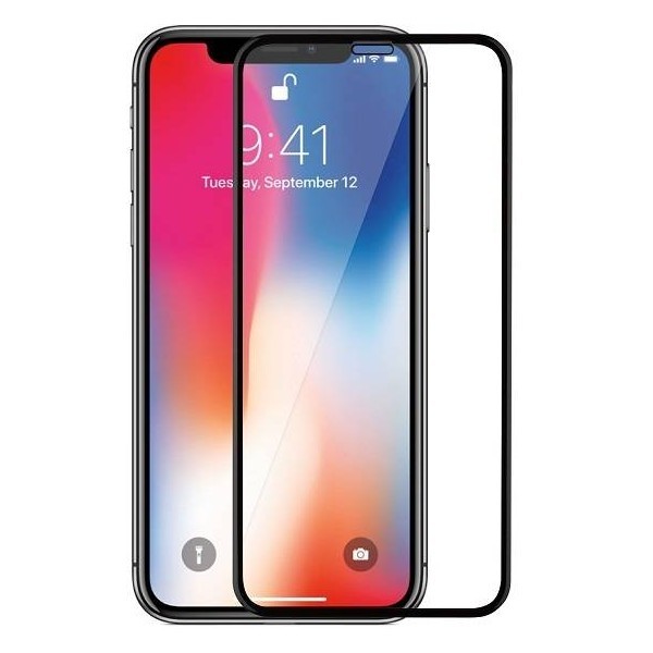 Захисне скло Apple iPhone X/XS Black (Код товару:8728) Харьков - изображение 1