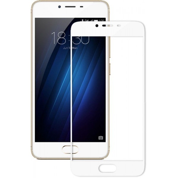 Захисне скло Full Cover Meizu M3S White (Код товару:2421) Харьков - изображение 1