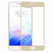 Захисне скло Full Cover Meizu M5C Gold (Код товару:3159) Харьков