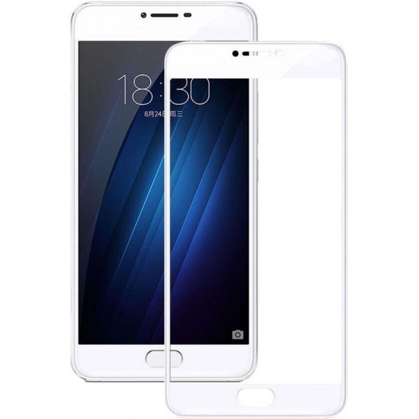 Захисне скло Full Cover Meizu U20 White (Код товару:2280) Харьков - изображение 1