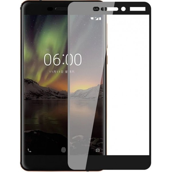 Захисне скло Nokia 6,1 (2018) Black (Код товару:12874) Харьков - изображение 1